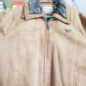 NEW, RDG Milano, Suede jacket with double collar